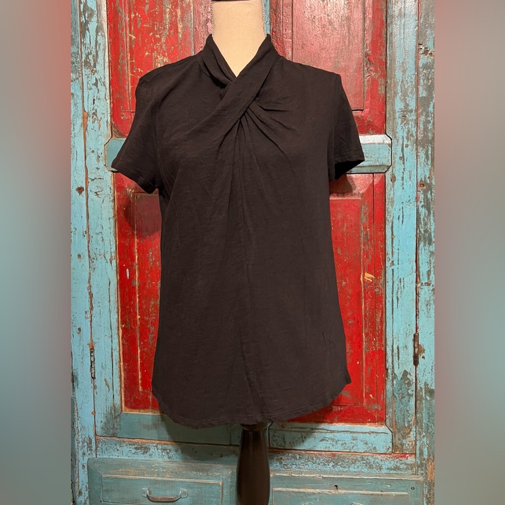 NWOT VeRa WaNg Large Black Dressy T